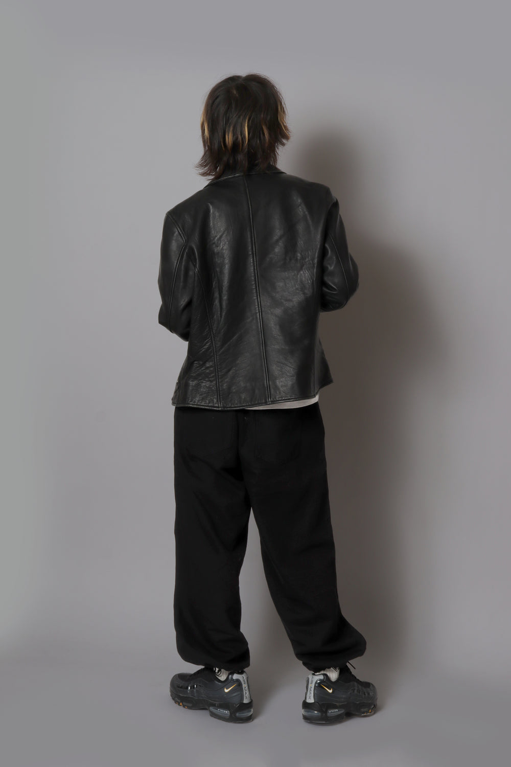 BEAMS Double Riders Jacket × Black Denim|STYLE SET 03