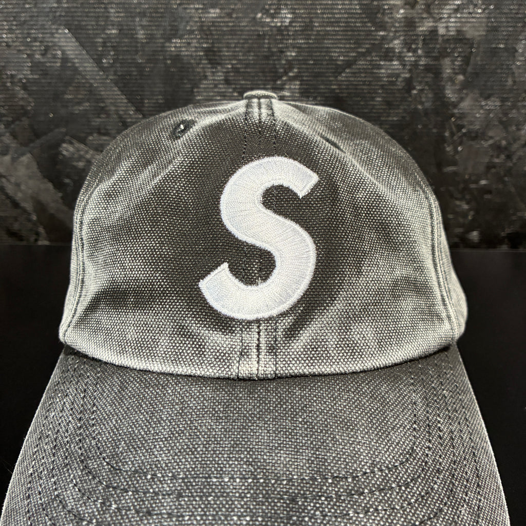 Supreme Pigment Coated S Logo 6-Panel "Black"