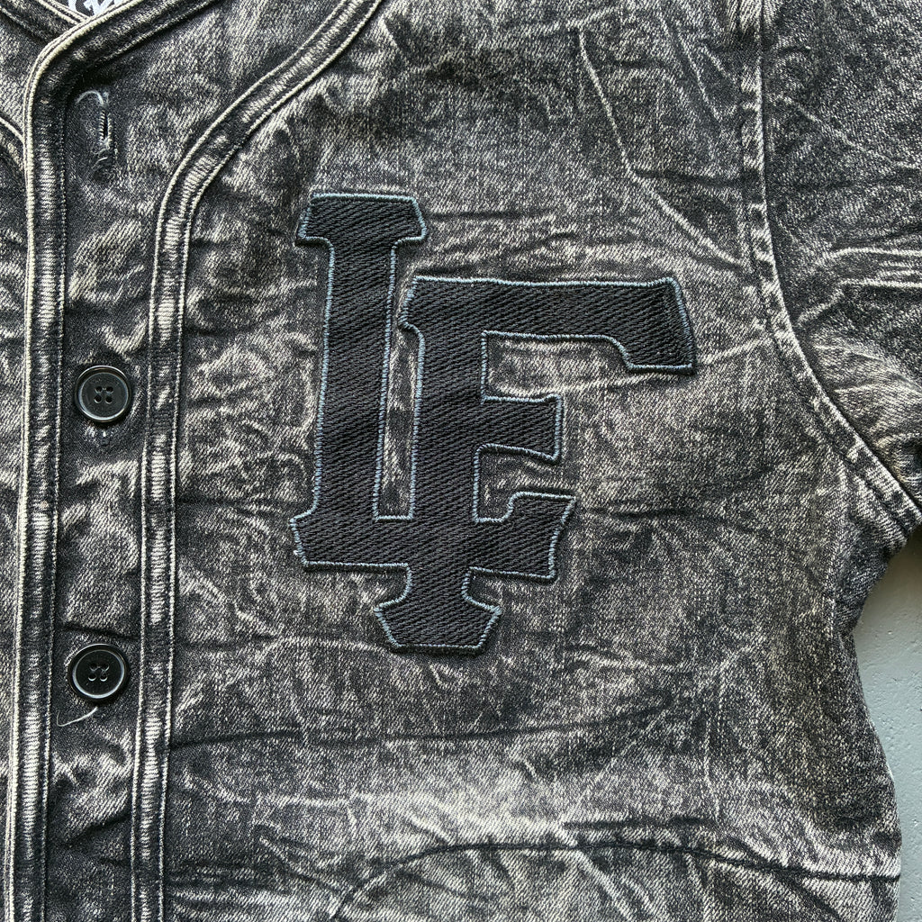 LEFLAH デニムベースボールシャツ