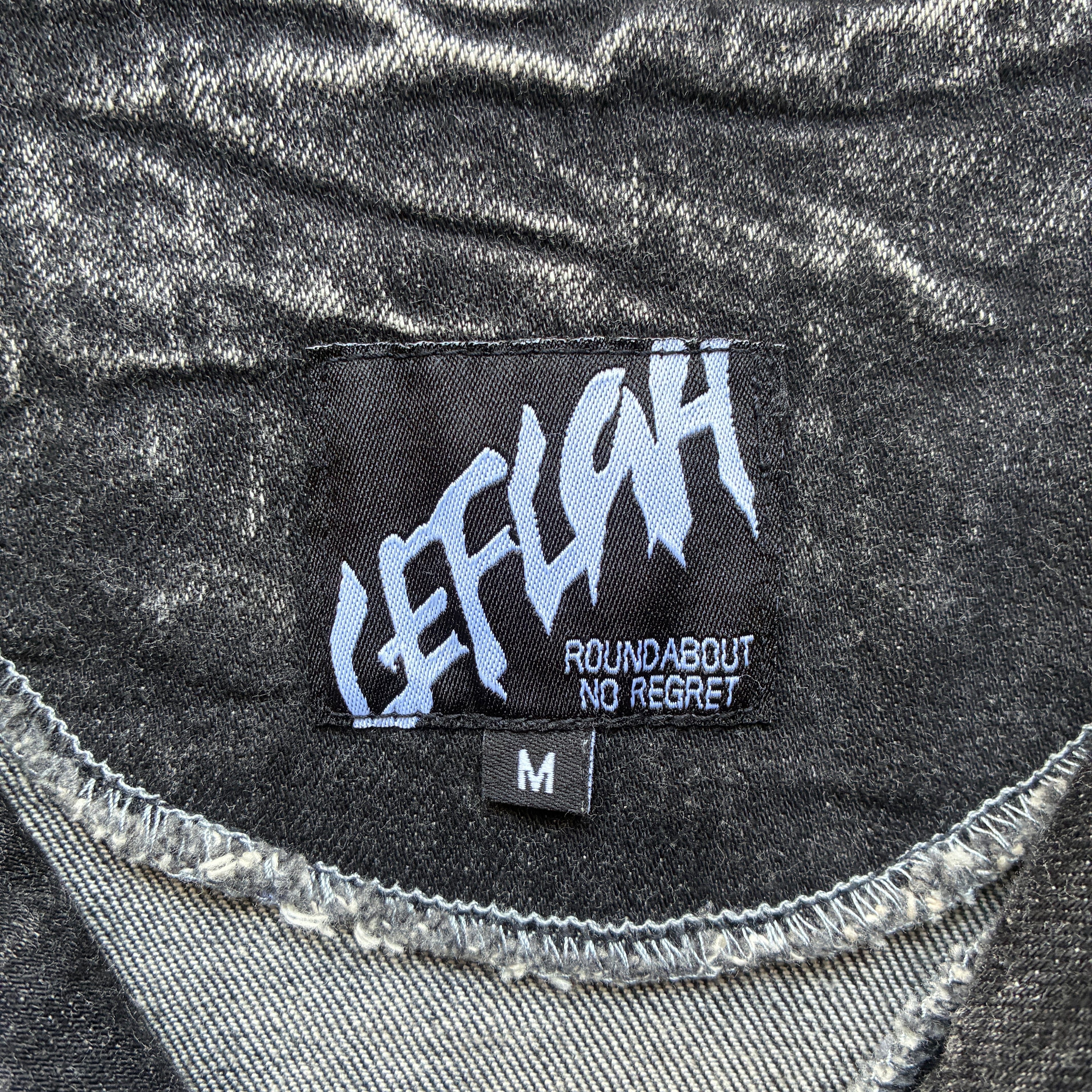 LEFLAH デニムベースボールシャツ