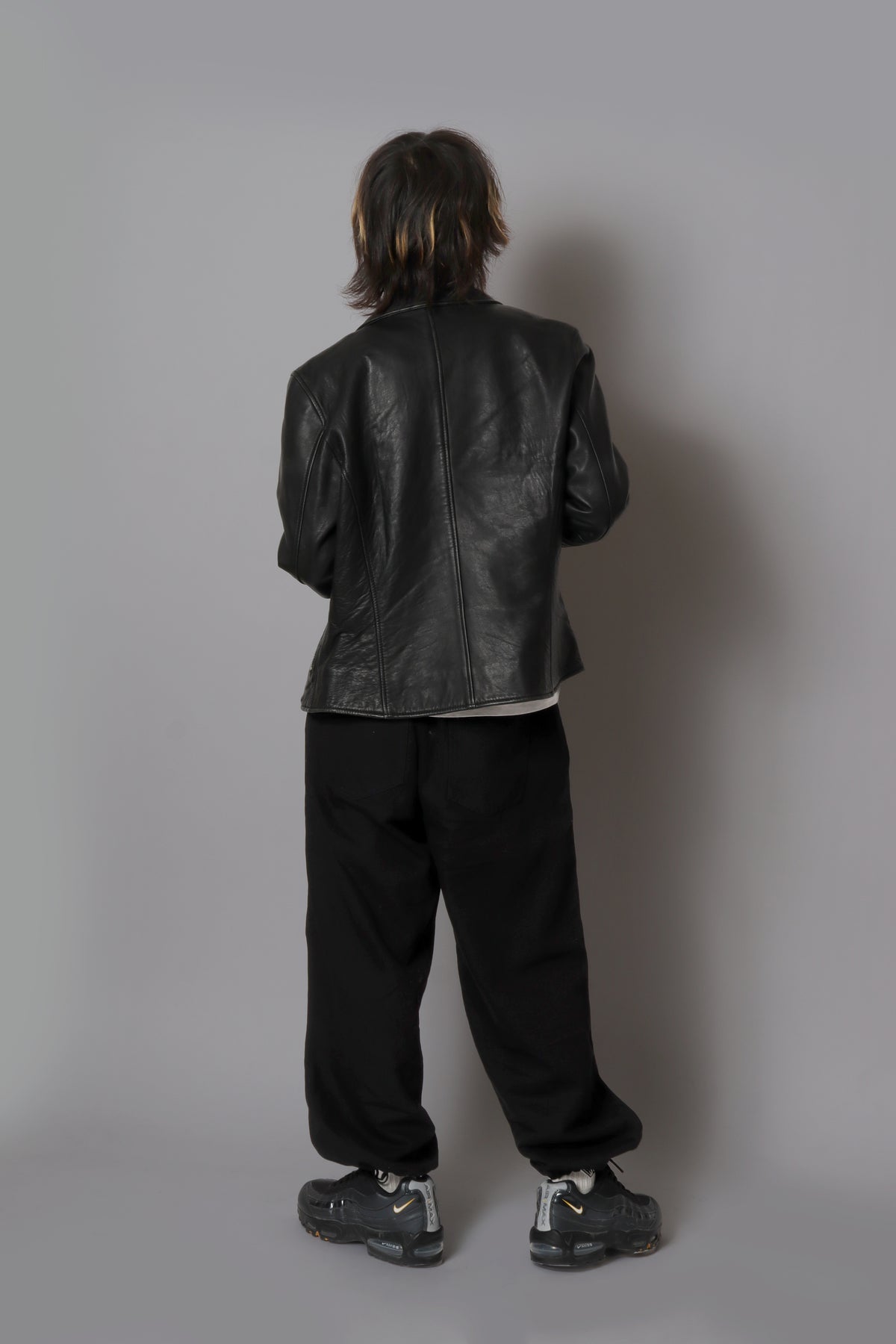 BEAMS Double Riders Jacket × Black Denim｜STYLE SET 03