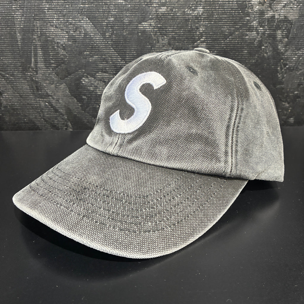 Supreme Pigment Coated S Logo 6-Panel "Black"