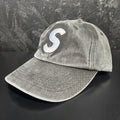 Supreme Pigment Coated S Logo 6-Panel "Black"