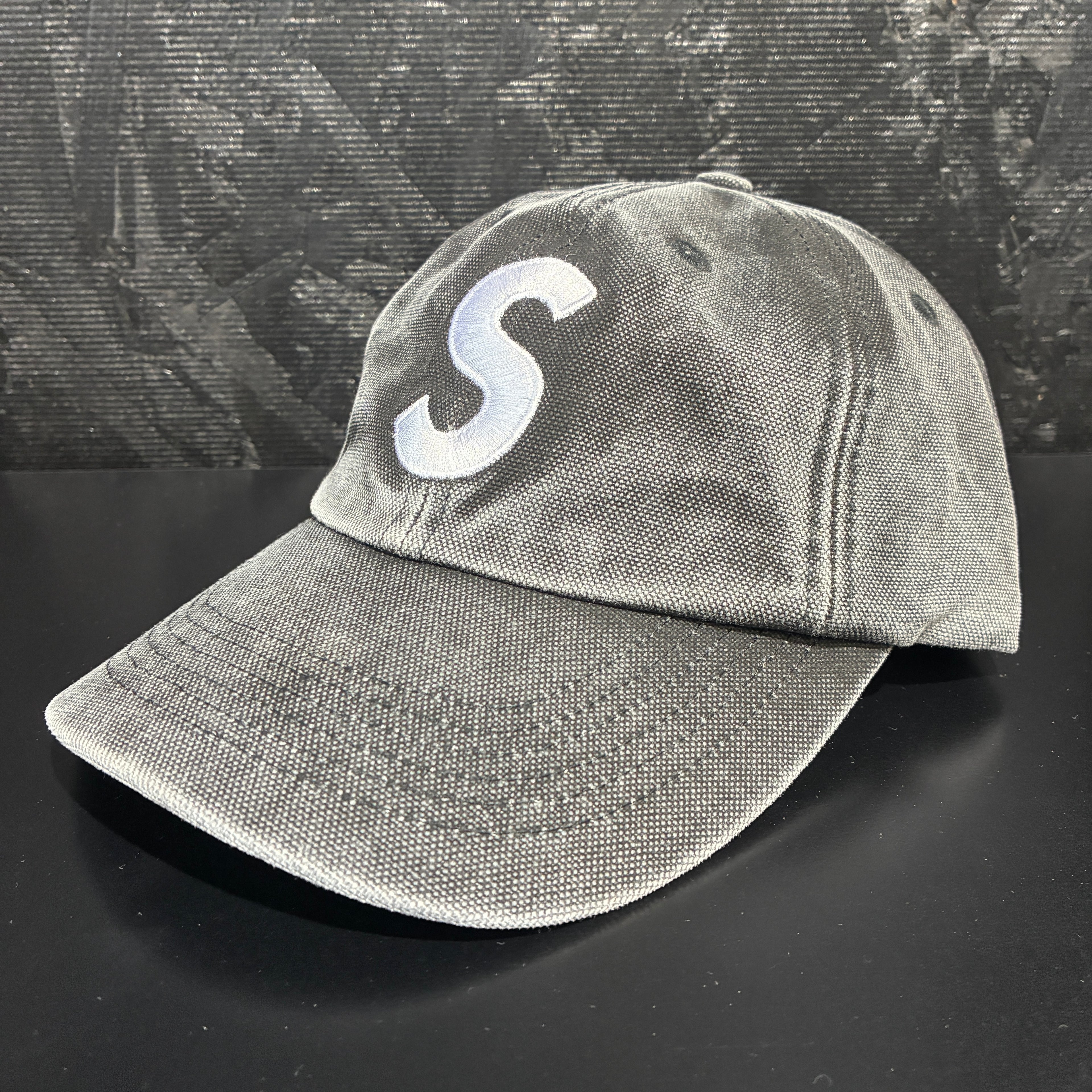 Supreme Pigment Coated S Logo 6-Panel "Black"