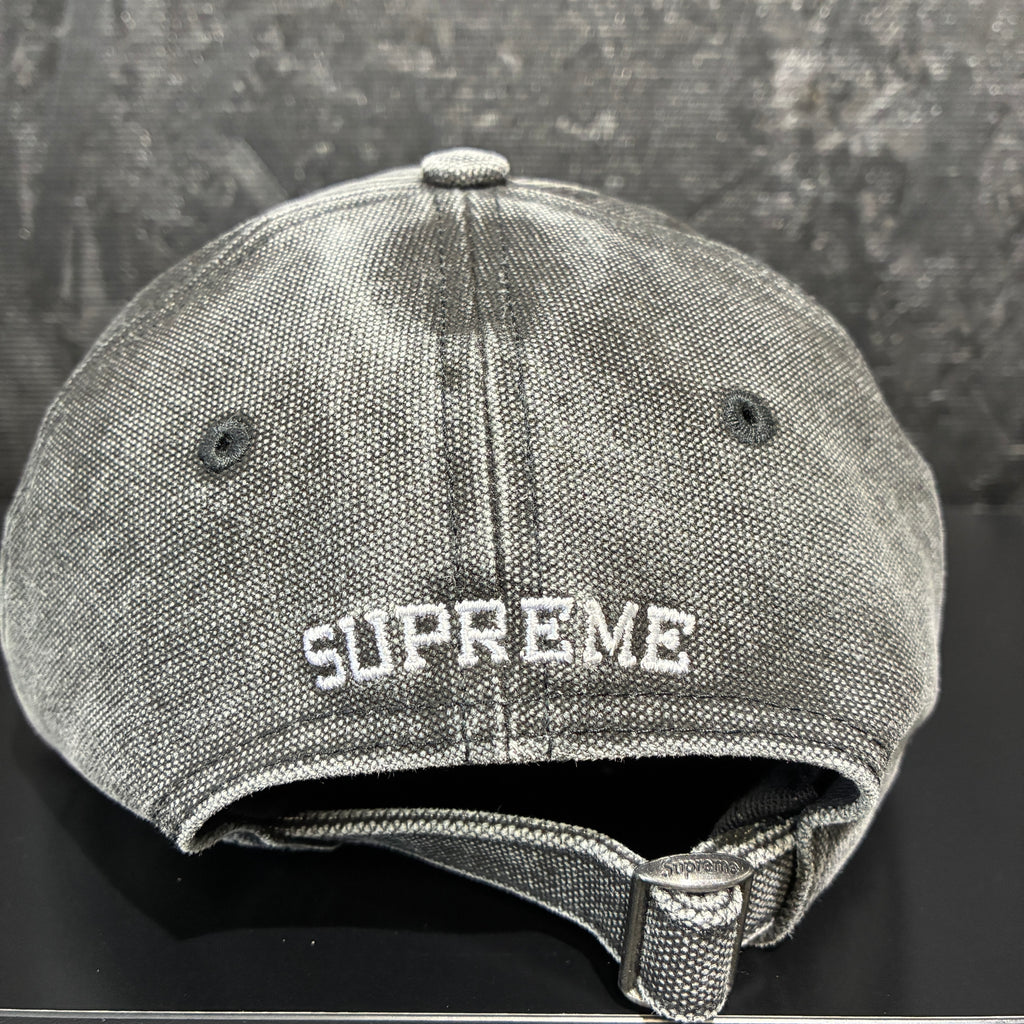 Supreme Pigment Coated S Logo 6-Panel "Black"