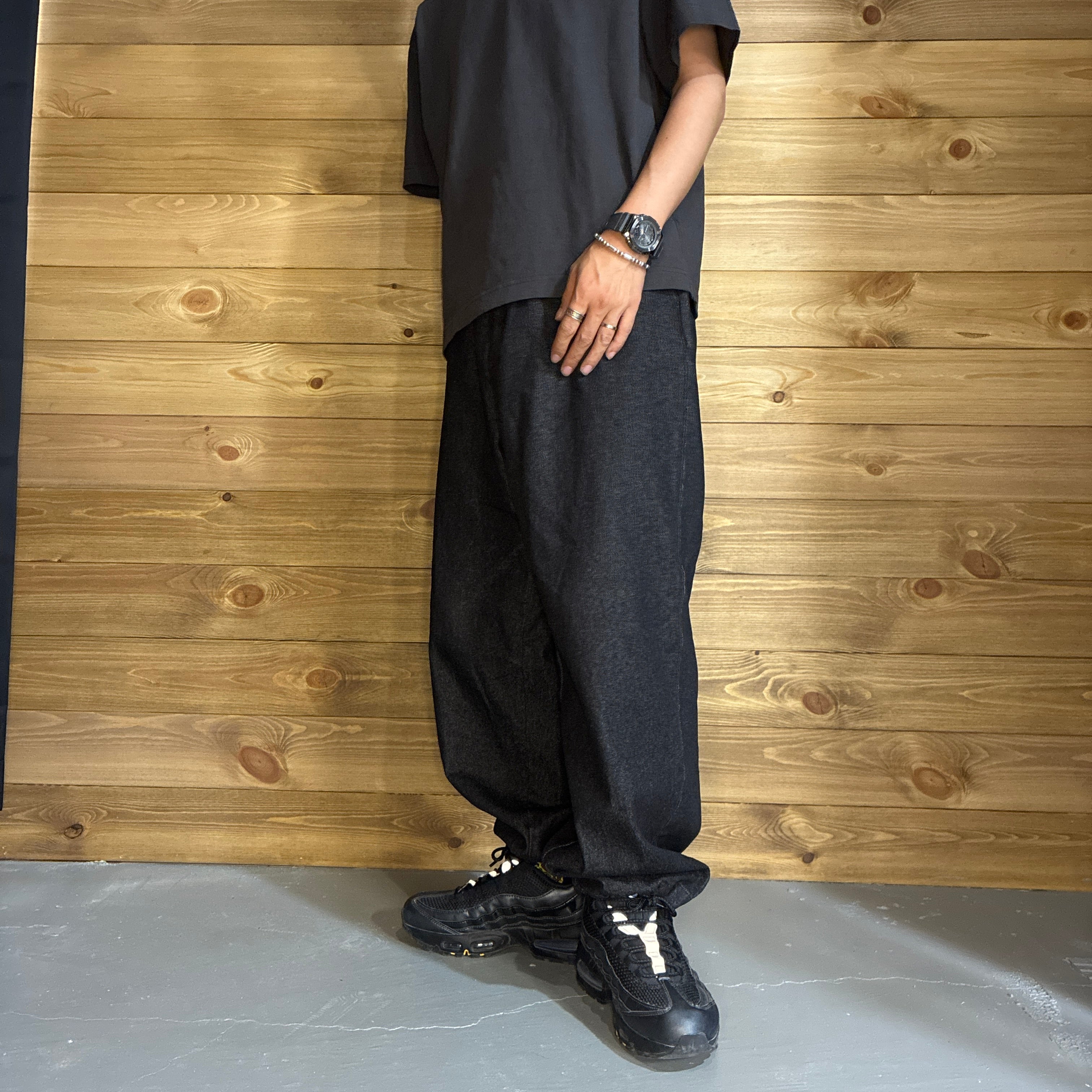 Drawcord Wide Denim