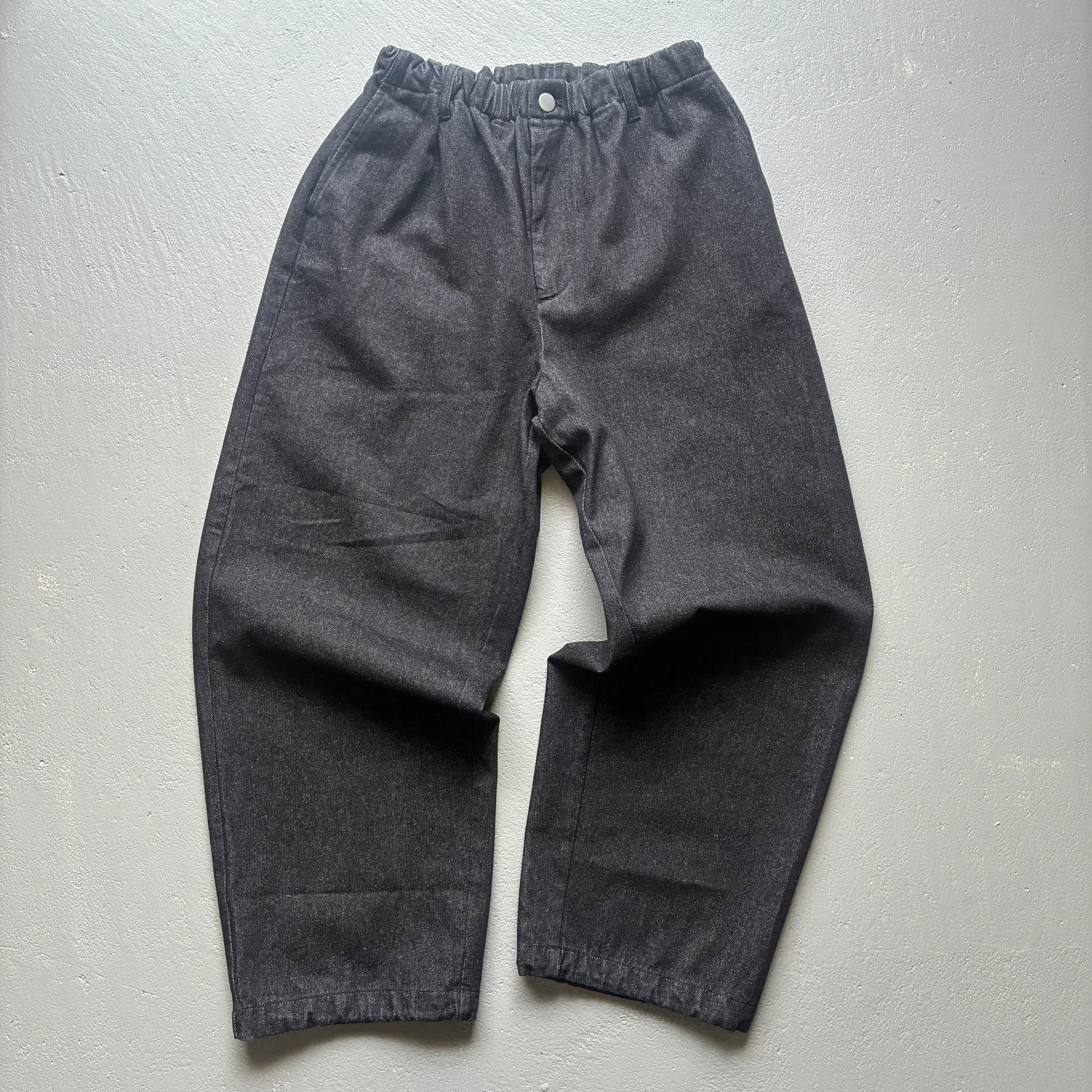 DMP Tee＆Drawcord Wide Denim Set