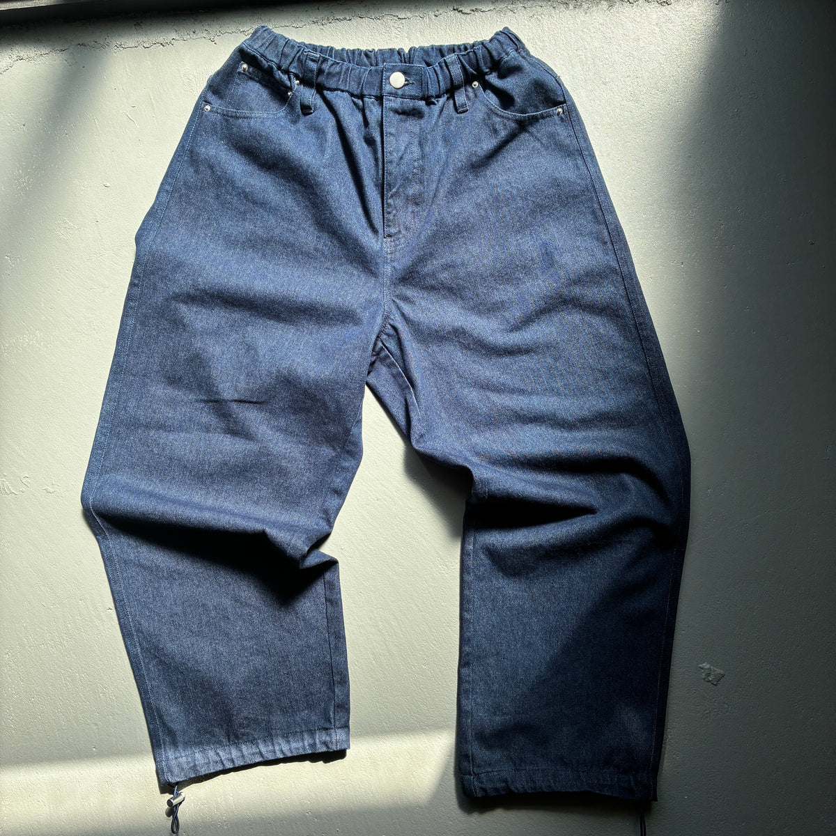 Drawcord Easy Wide Denim