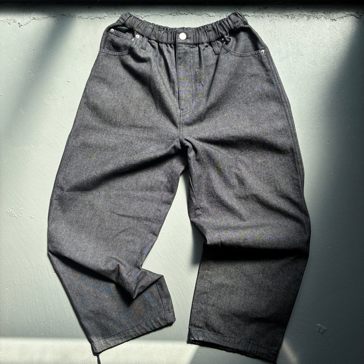 Drawcord Easy Wide Denim