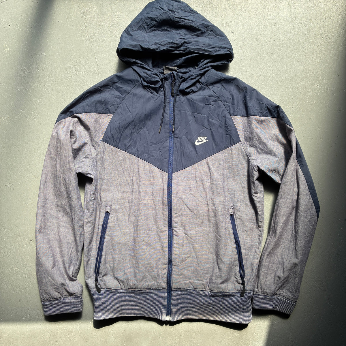 NIKE Hoodie × Indigo Denim｜STYLE SET 01