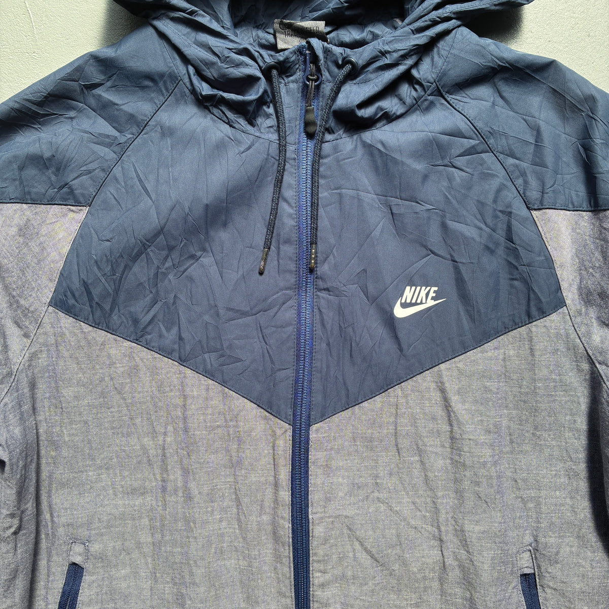 NIKE Hoodie × Indigo Denim｜STYLE SET 01